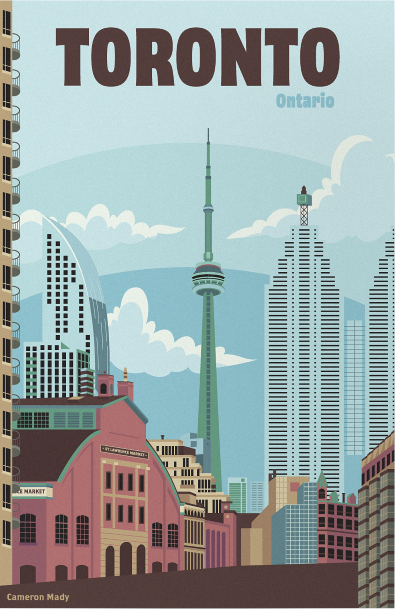 Toronto Day & Night Posters